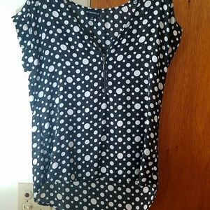 Polka dot blouse
